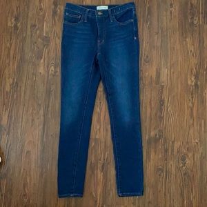 NWOT Madewell 9 inch mid-rise skinny